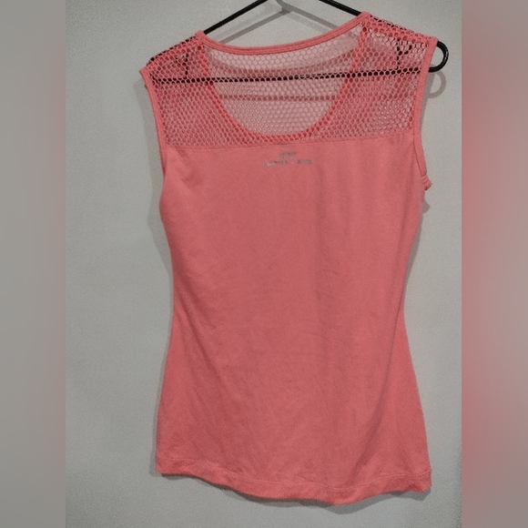 Lorna Jane Tangerine sports top mesh top S - Picture 2 of 2
